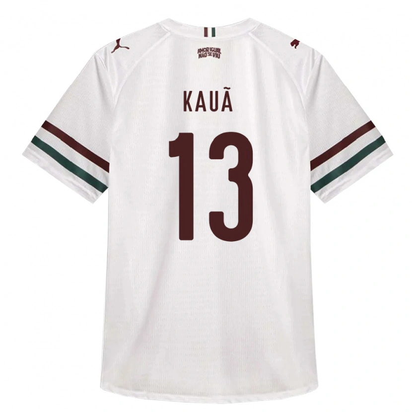 Danxen Dames Kauã Barbosa Da Silva Costa #13 Wit Groen Bordeaux Rood Uitshirt Uittenue 2026/27 T-Shirt