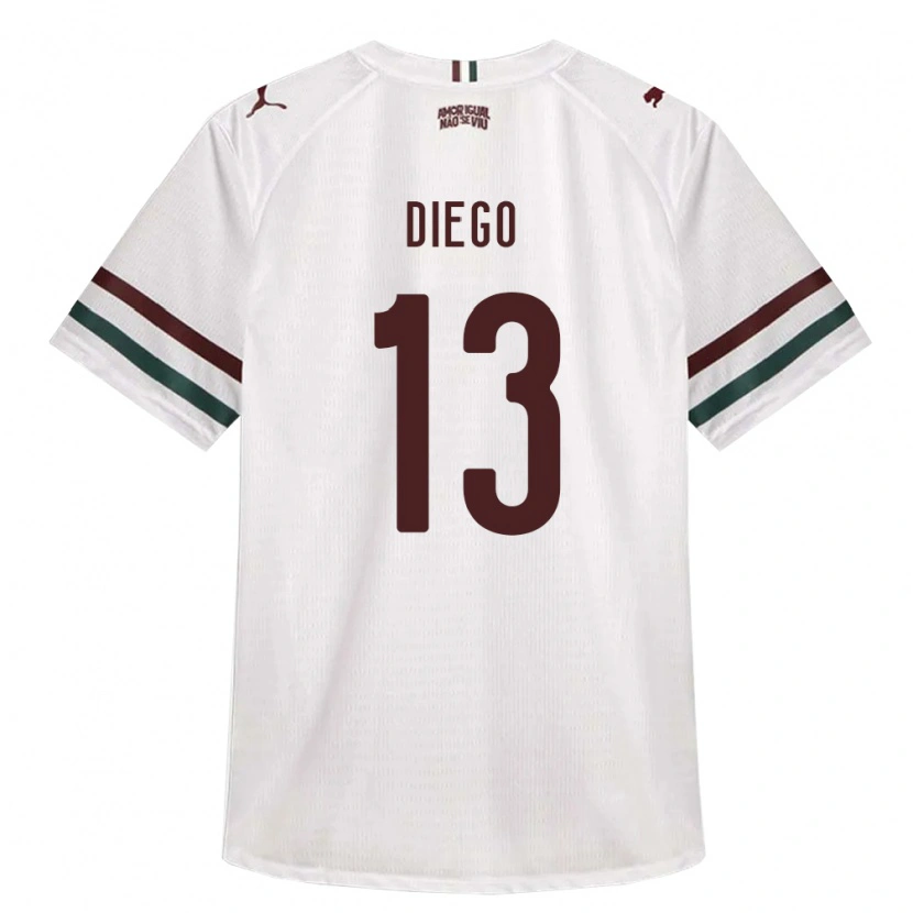 Danxen Dames Alysson Diego #13 Wit Groen Bordeaux Rood Uitshirt Uittenue 2026/27 T-Shirt
