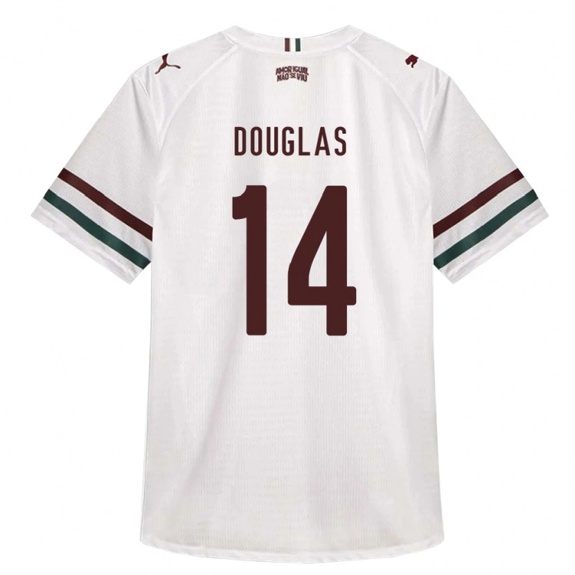Danxen Dames Caio Douglas #14 Wit Groen Bordeaux Rood Uitshirt Uittenue 2026/27 T-Shirt
