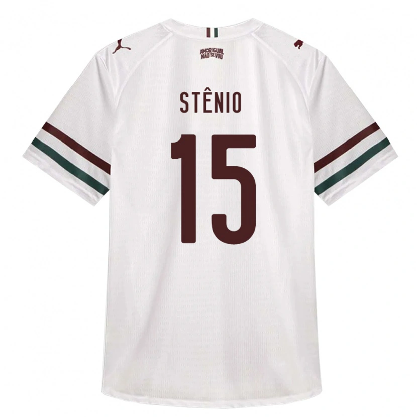 Danxen Dames Stênio Waquim De Carvalho #15 Wit Groen Bordeaux Rood Uitshirt Uittenue 2026/27 T-Shirt
