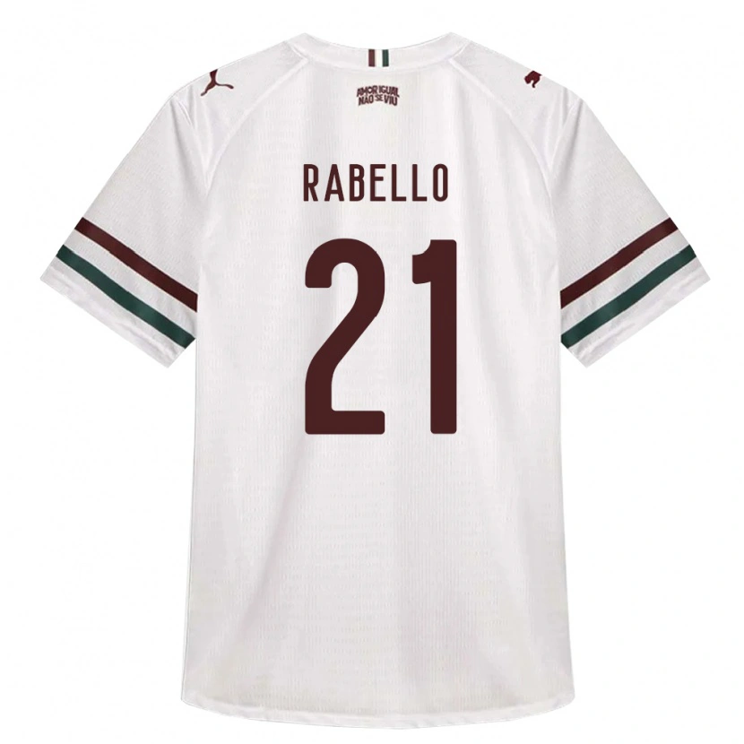 Danxen Dames Igor Rabello #21 Wit Groen Bordeaux Rood Uitshirt Uittenue 2026/27 T-Shirt