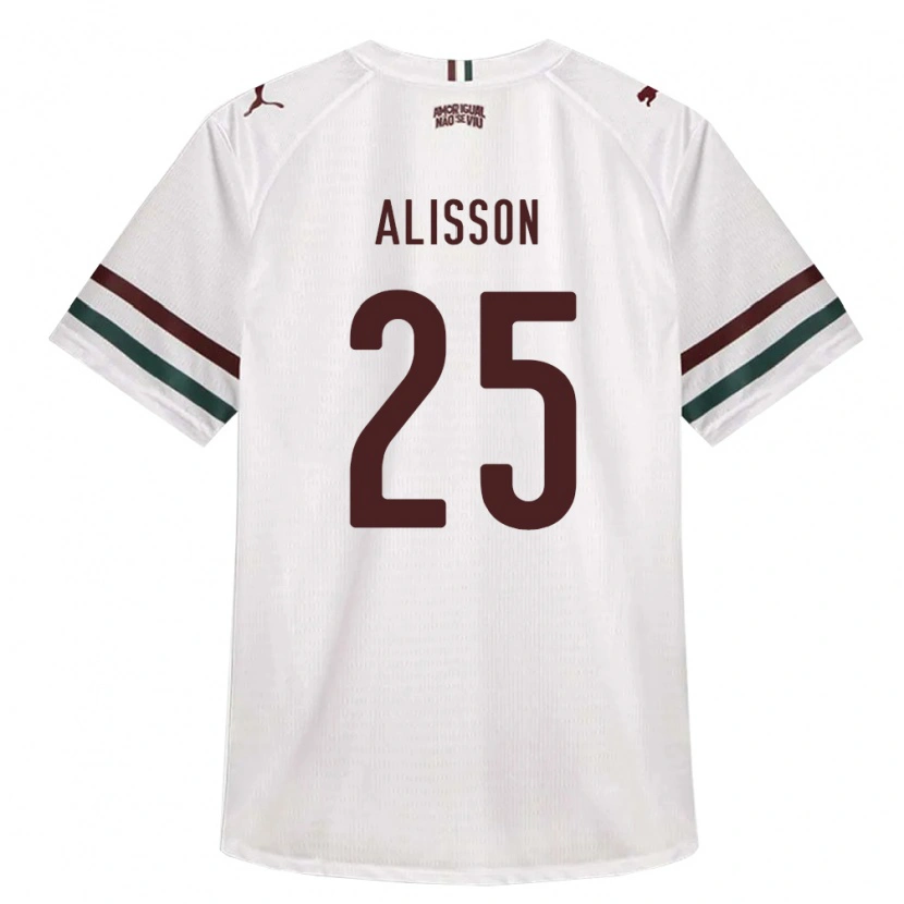 Danxen Dames Alisson Euler De Freitas Castro #25 Wit Groen Bordeaux Rood Uitshirt Uittenue 2026/27 T-Shirt