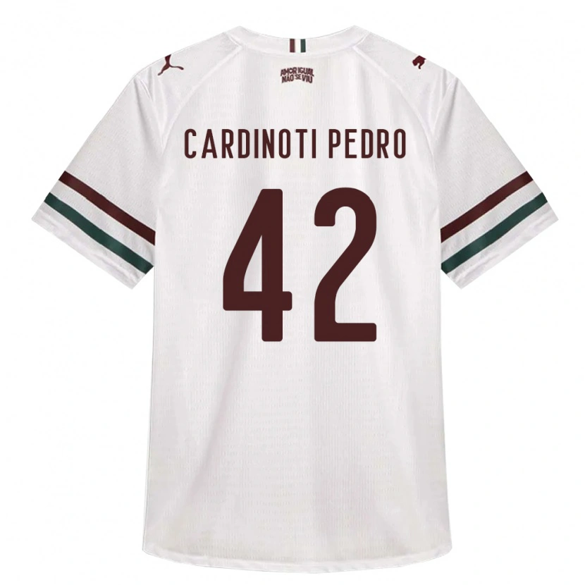 Danxen Dames Jhonny Cardinoti Pedro #42 Wit Groen Bordeaux Rood Uitshirt Uittenue 2026/27 T-Shirt