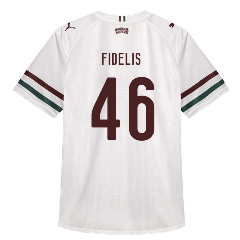 Danxen Dames Julio Fidelis #46 Wit Groen Bordeaux Rood Uitshirt Uittenue 2026/27 T-Shirt
