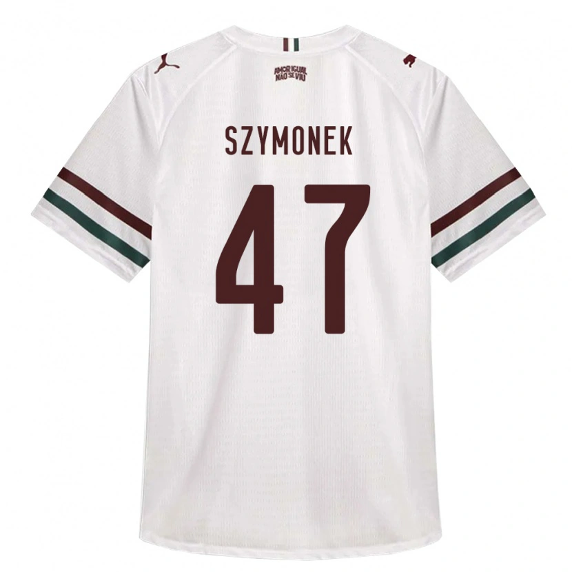 Danxen Dames Fábio Szymonek #47 Wit Groen Bordeaux Rood Uitshirt Uittenue 2026/27 T-Shirt