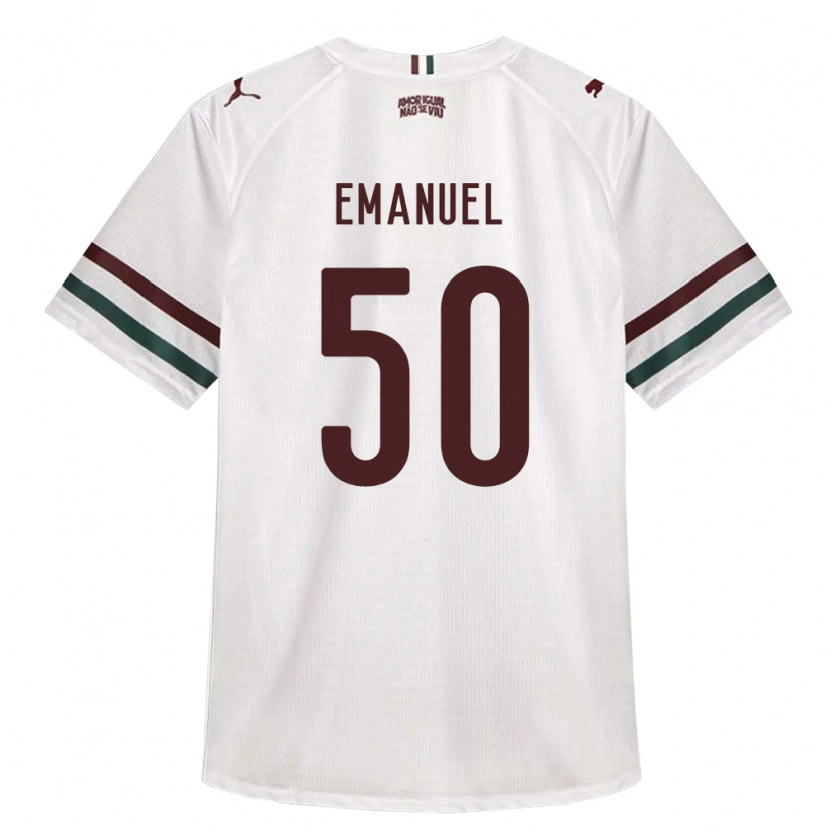 Danxen Dames Lucas Emanuel #50 Wit Groen Bordeaux Rood Uitshirt Uittenue 2026/27 T-Shirt