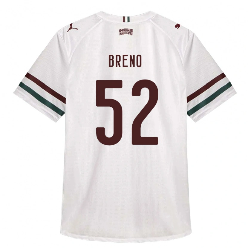 Danxen Dames Breno De Souza Britez Da Rocha Cunha #52 Wit Groen Bordeaux Rood Uitshirt Uittenue 2026/27 T-Shirt