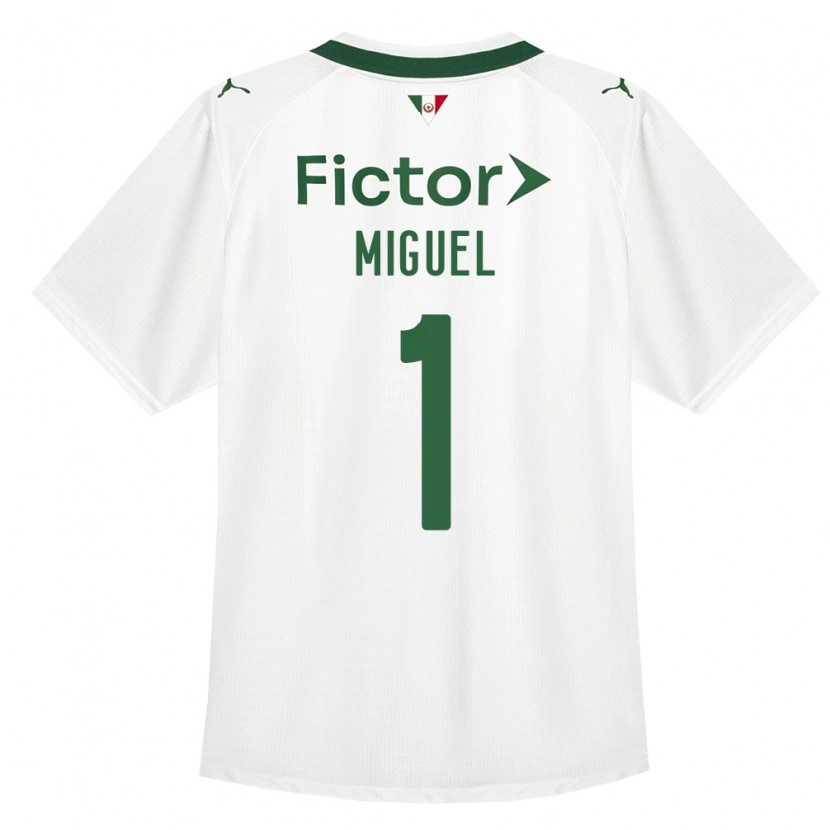 Danxen Dames Carlos Miguel #1 Groen Wit Uitshirt Uittenue 2026/27 T-Shirt