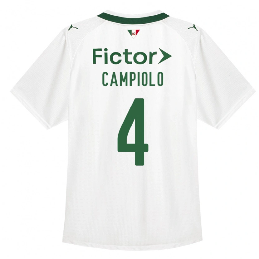 Danxen Dames Giovanna Campiolo #4 Groen Wit Uitshirt Uittenue 2026/27 T-Shirt