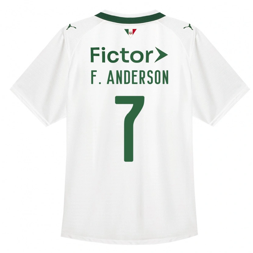 Danxen Dames Felipe Anderson #7 Groen Wit Uitshirt Uittenue 2026/27 T-Shirt