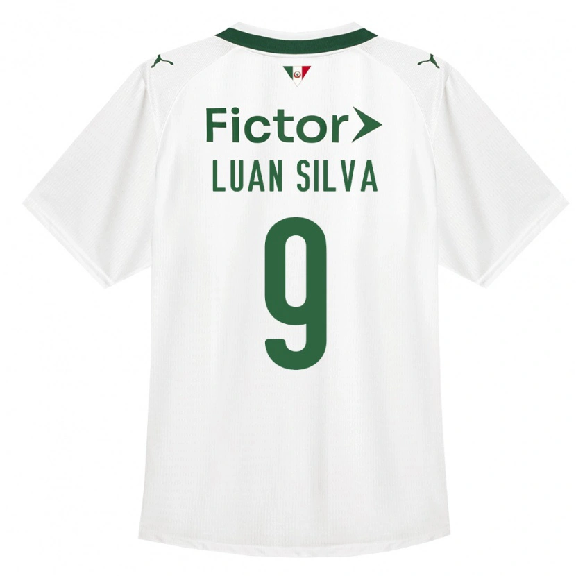 Danxen Dames Luan Silva #9 Groen Wit Uitshirt Uittenue 2026/27 T-Shirt