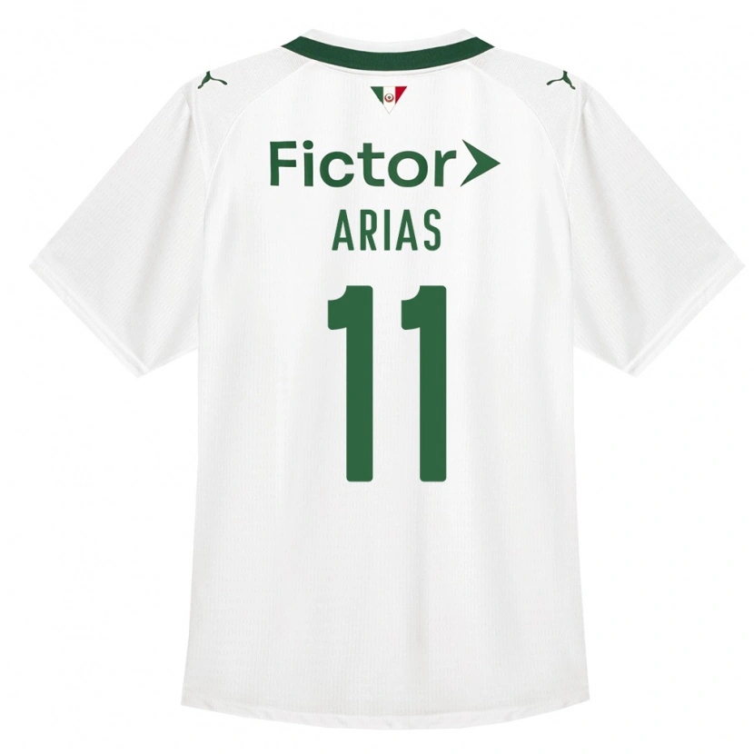 Danxen Dames Jhon Arias #11 Groen Wit Uitshirt Uittenue 2026/27 T-Shirt