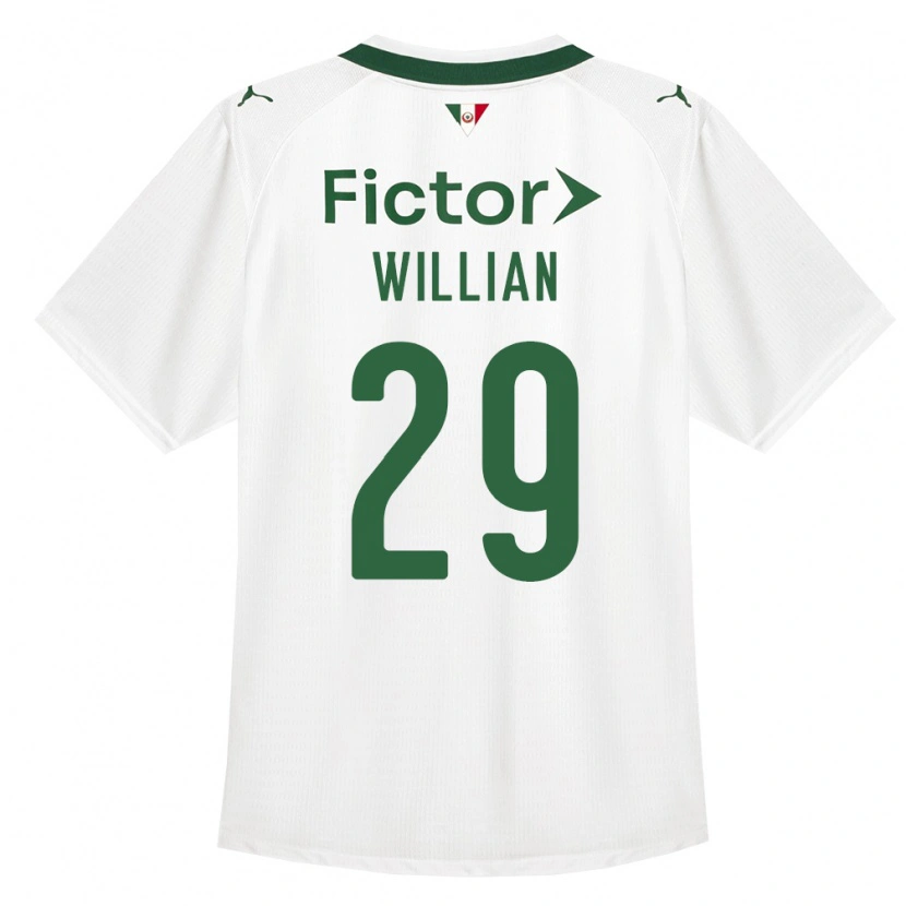Danxen Dames Willian #29 Groen Wit Uitshirt Uittenue 2026/27 T-Shirt