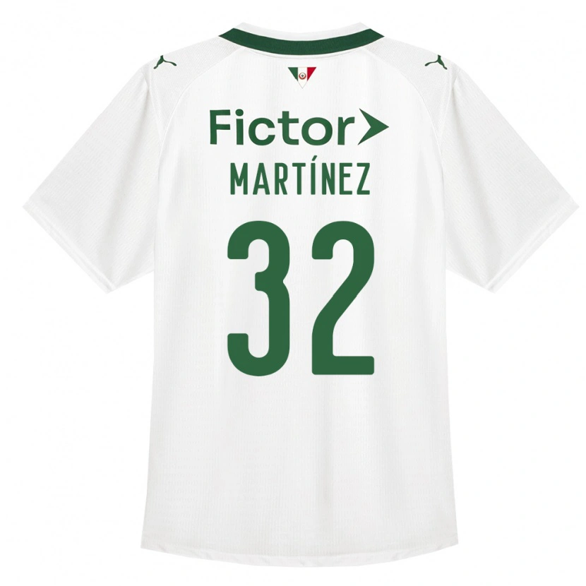Danxen Dames Emiliano Martínez #32 Groen Wit Uitshirt Uittenue 2026/27 T-Shirt