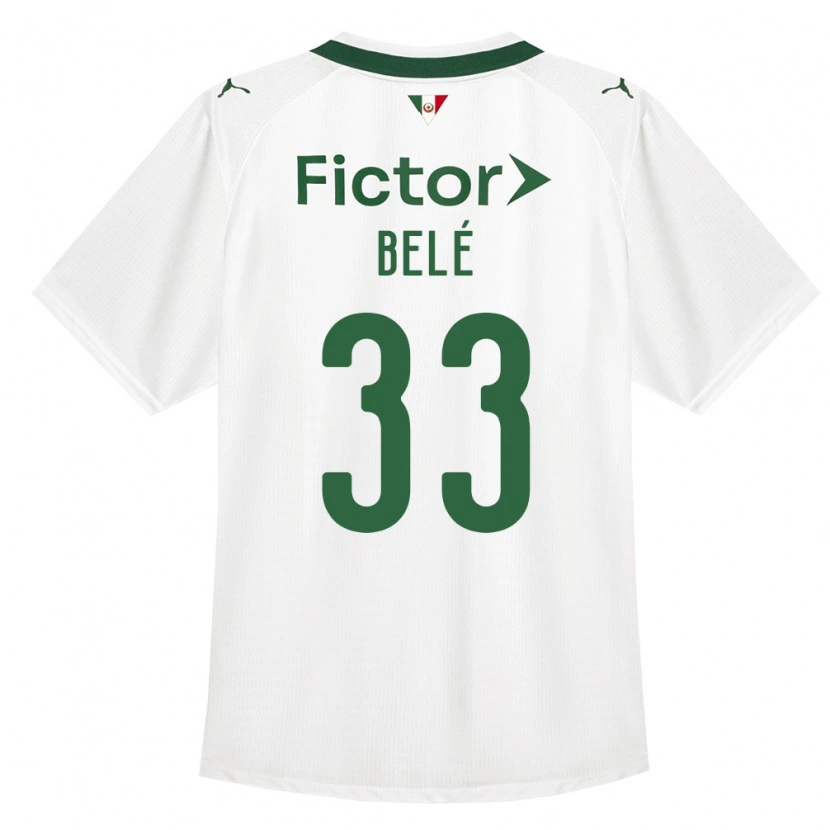 Danxen Dames Erick Belé #33 Groen Wit Uitshirt Uittenue 2026/27 T-Shirt