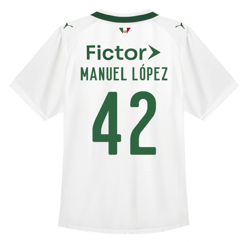 Danxen Dames José Manuel López #42 Groen Wit Uitshirt Uittenue 2026/27 T-Shirt