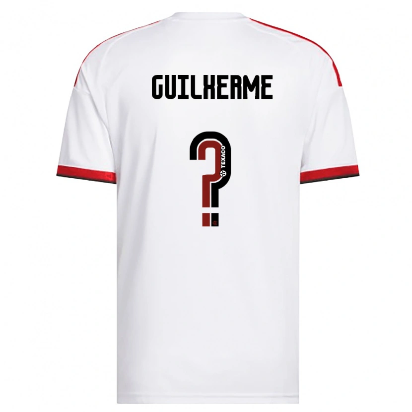 Danxen Dames Guilherme Teixeira #0 Wit Rood Zwart Uitshirt Uittenue 2026/27 T-Shirt