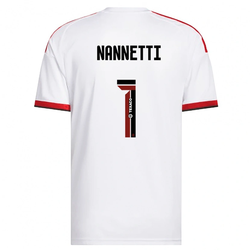 Danxen Dames Léo Nannetti #1 Wit Rood Zwart Uitshirt Uittenue 2026/27 T-Shirt