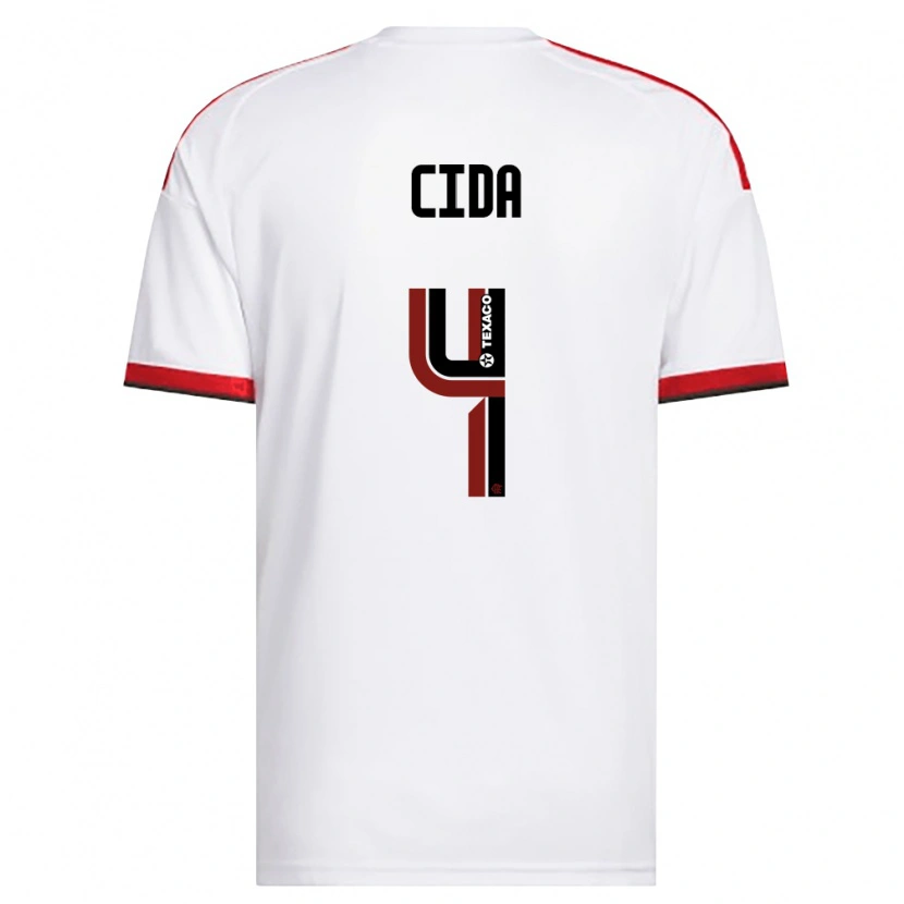 Danxen Dames Cida #4 Wit Rood Zwart Uitshirt Uittenue 2026/27 T-Shirt