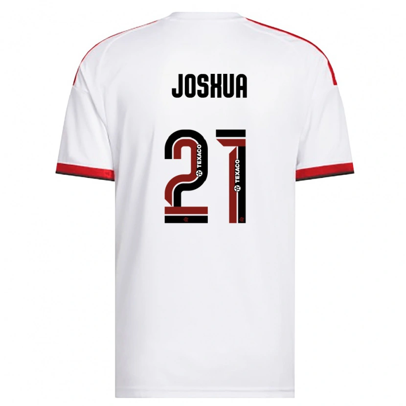 Danxen Dames Caio Joshua Lana De Andrade #21 Wit Rood Zwart Uitshirt Uittenue 2026/27 T-Shirt