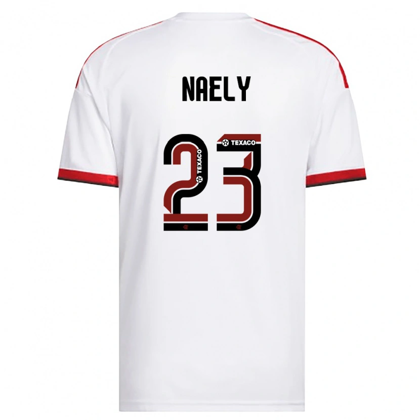Danxen Dames Naely #23 Wit Rood Zwart Uitshirt Uittenue 2026/27 T-Shirt
