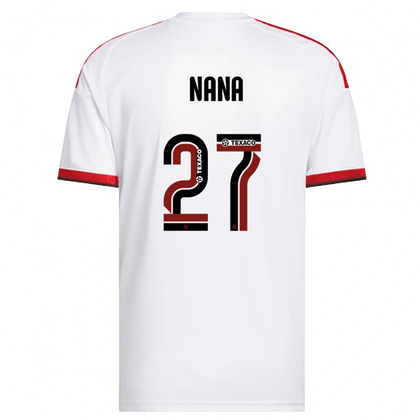Danxen Dames Nana #27 Wit Rood Zwart Uitshirt Uittenue 2026/27 T-Shirt