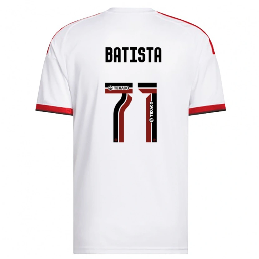 Danxen Dames Pedro Batista #71 Wit Rood Zwart Uitshirt Uittenue 2026/27 T-Shirt