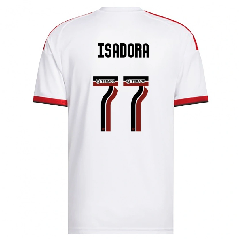 Danxen Dames Isadora #77 Wit Rood Zwart Uitshirt Uittenue 2026/27 T-Shirt