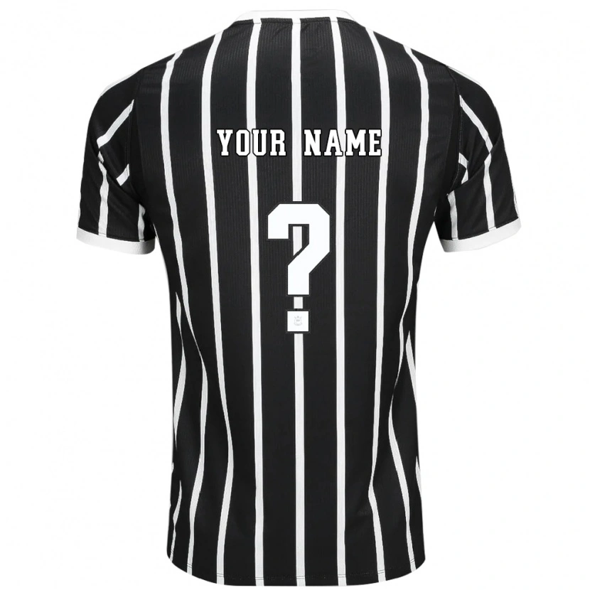 Danxen Dames Uw Naam #0 Zwart Wit Rood Uitshirt Uittenue 2026/27 T-Shirt