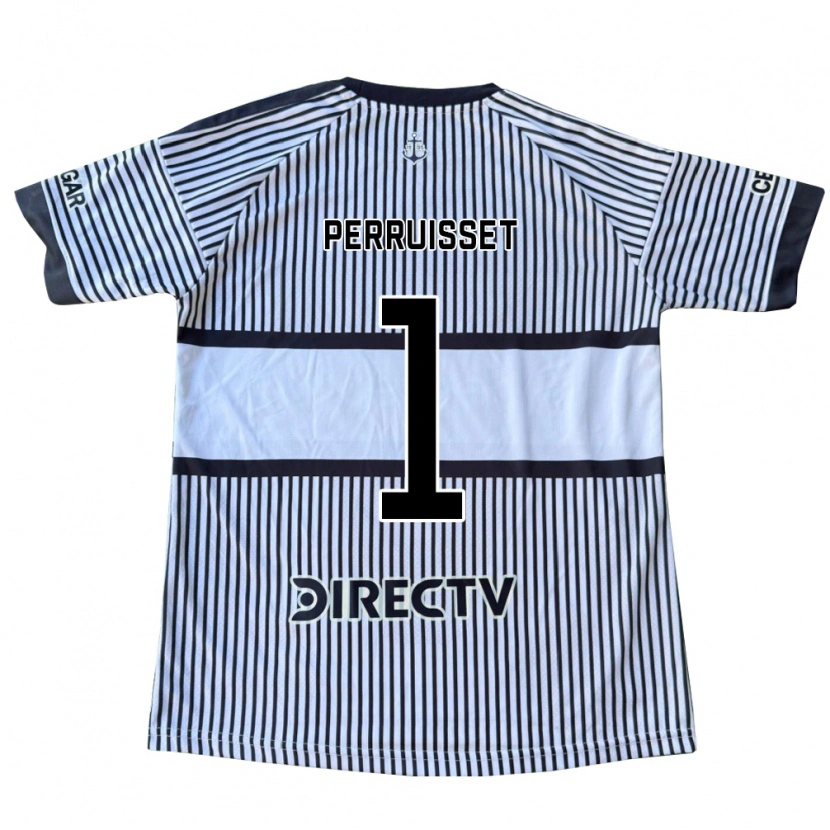 Danxen Dames Thiago Perruisset #1 Wit Zwart Geel Uitshirt Uittenue 2026/27 T-Shirt