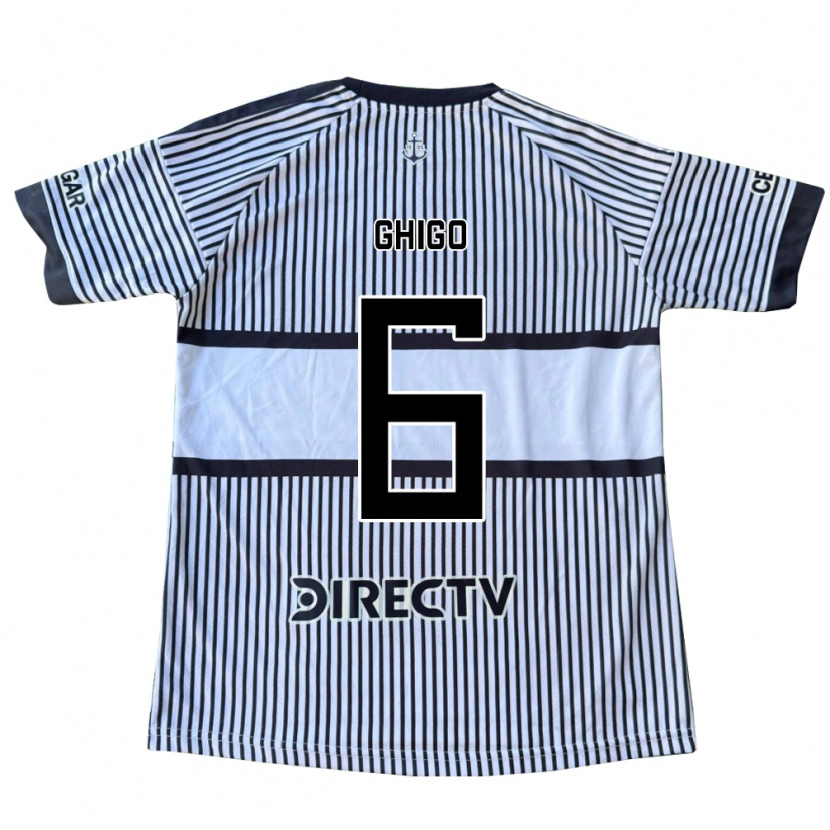 Danxen Dames Cecilia Ghigo #6 Wit Zwart Geel Uitshirt Uittenue 2026/27 T-Shirt