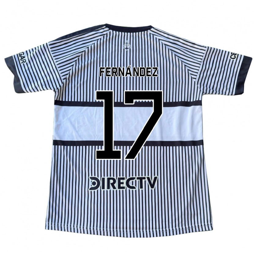 Danxen Dames Alexander Fernández #17 Wit Zwart Geel Uitshirt Uittenue 2026/27 T-Shirt