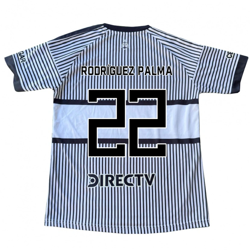 Danxen Dames Joaquina Rodríguez Palma #22 Wit Zwart Geel Uitshirt Uittenue 2026/27 T-Shirt