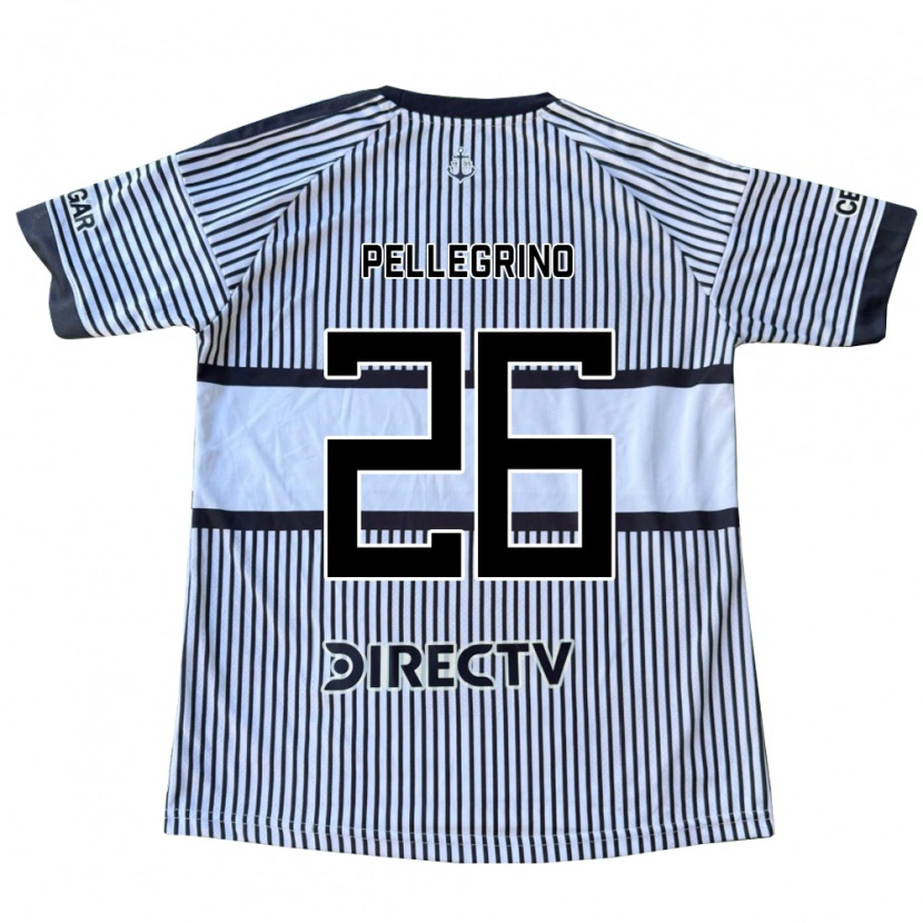 Danxen Dames Marco Pellegrino #26 Wit Zwart Geel Uitshirt Uittenue 2026/27 T-Shirt