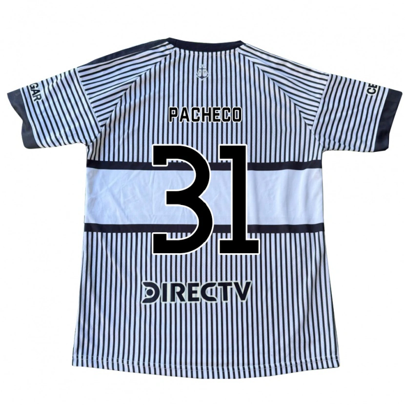 Danxen Dames Costanza Pacheco #31 Wit Zwart Geel Uitshirt Uittenue 2026/27 T-Shirt