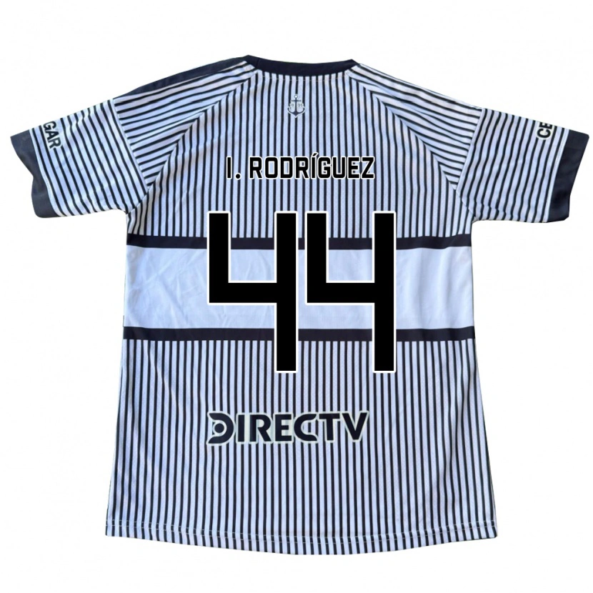 Danxen Dames Ignacio Rodríguez #44 Wit Zwart Geel Uitshirt Uittenue 2026/27 T-Shirt
