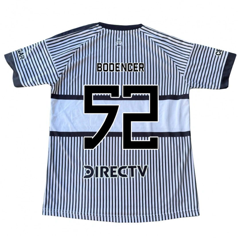 Danxen Dames Erik Bodencer #52 Wit Zwart Geel Uitshirt Uittenue 2026/27 T-Shirt