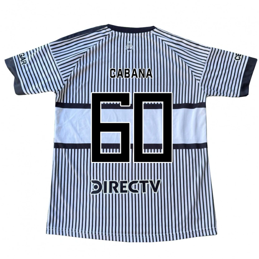 Danxen Dames Juan Pablo Cabana #60 Wit Zwart Geel Uitshirt Uittenue 2026/27 T-Shirt