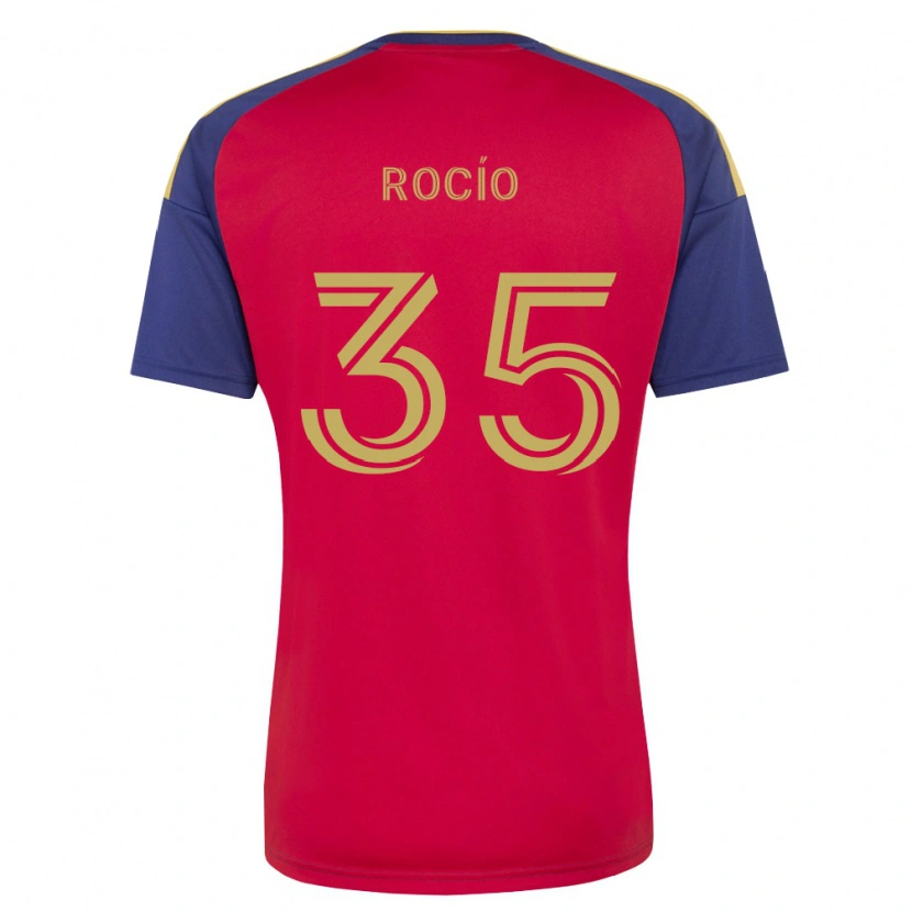 Danxen Kinderen Diego Rocío #35 Koninklijk Blauw Bruin Rood Thuisshirt Thuistenue 2026/27 T-Shirt
