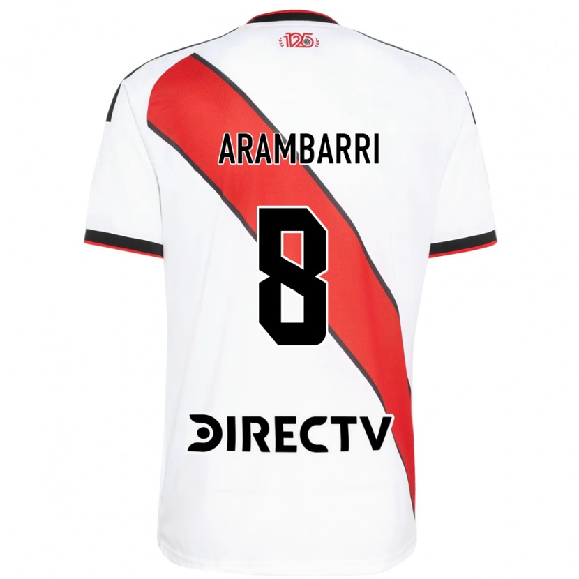 Danxen Kinderen Mauro Arambarri #8 Rood Wit Zwart Thuisshirt Thuistenue 2026/27 T-Shirt