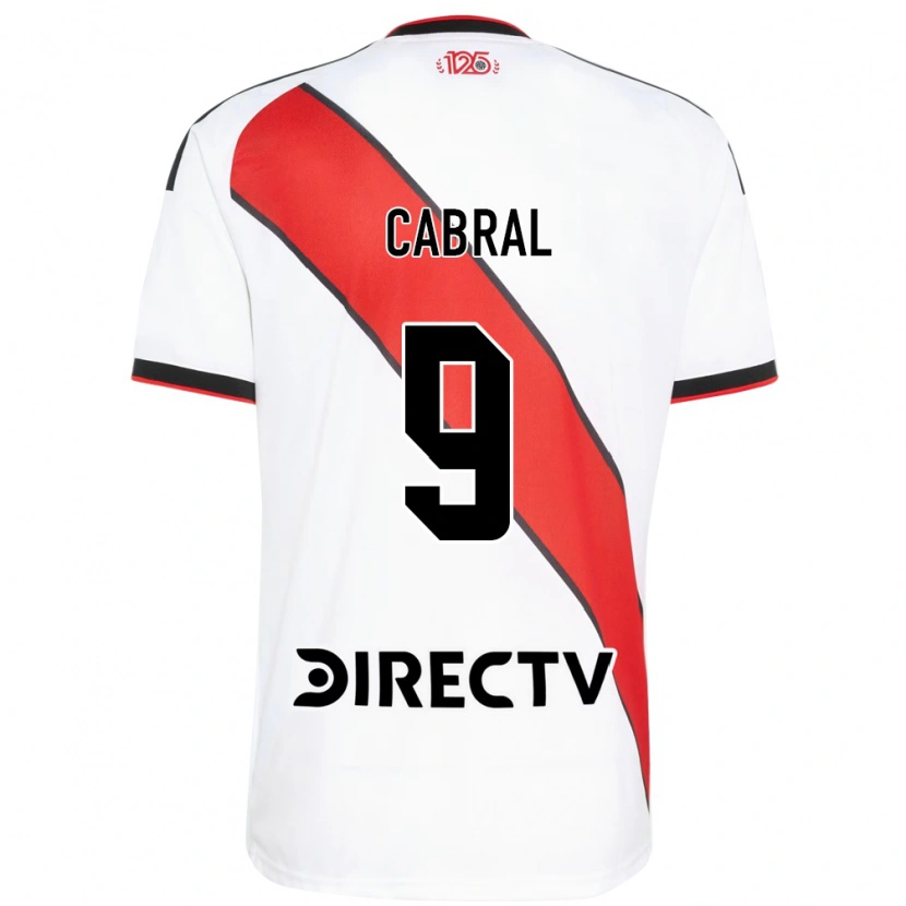 Danxen Kinderen Bruno Cabral #9 Rood Wit Zwart Thuisshirt Thuistenue 2026/27 T-Shirt