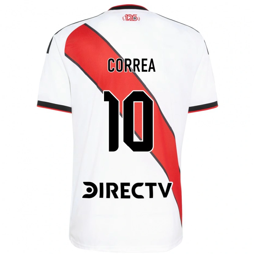 Danxen Kinderen Ángel Correa #10 Rood Wit Zwart Thuisshirt Thuistenue 2026/27 T-Shirt