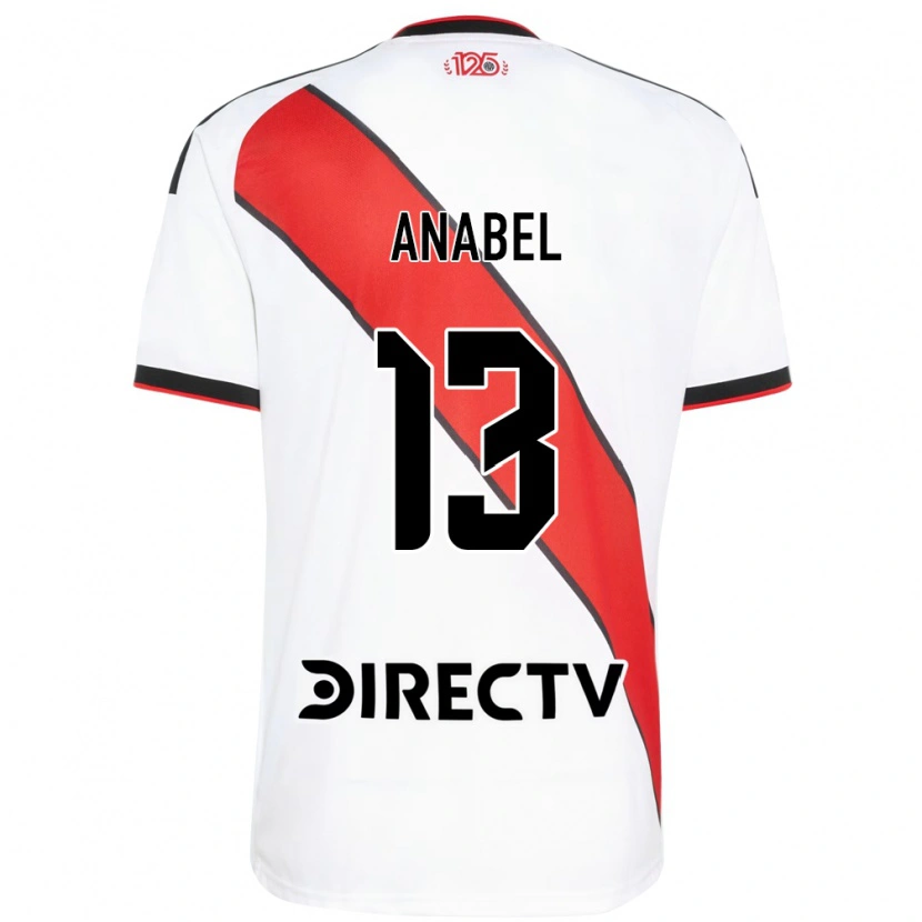 Danxen Kinderen Giuliana Anabel González Ranzuglia #13 Rood Wit Zwart Thuisshirt Thuistenue 2026/27 T-Shirt