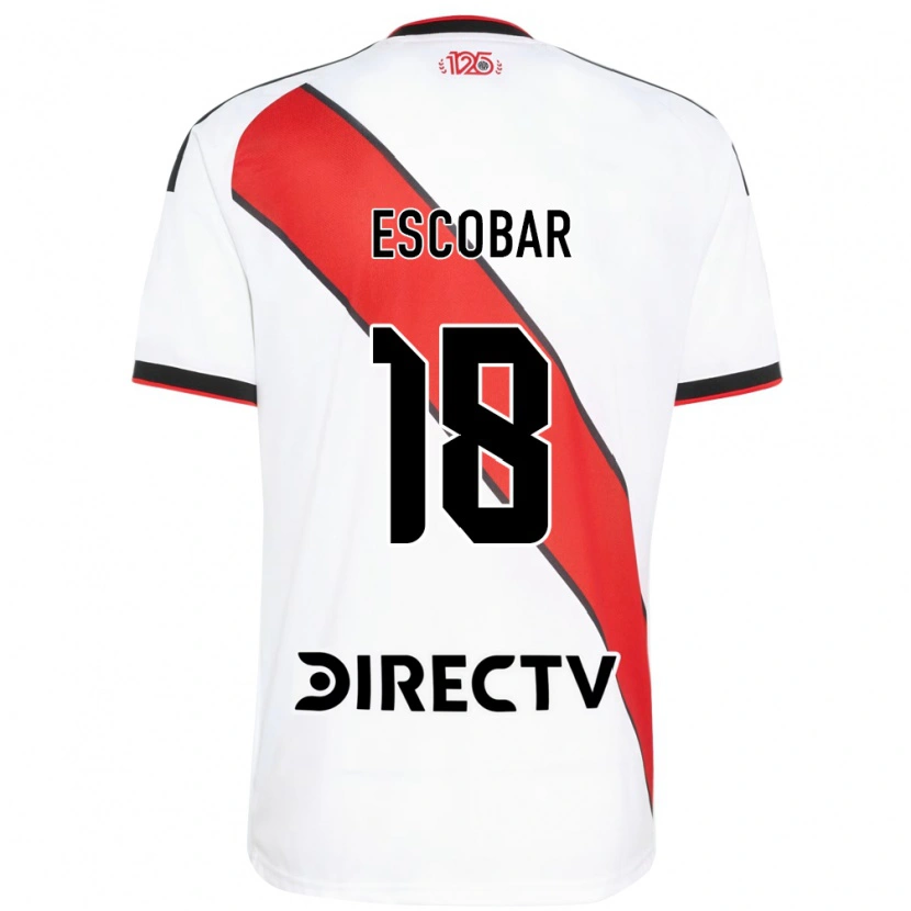 Danxen Kinderen Galo Escobar #18 Rood Wit Zwart Thuisshirt Thuistenue 2026/27 T-Shirt