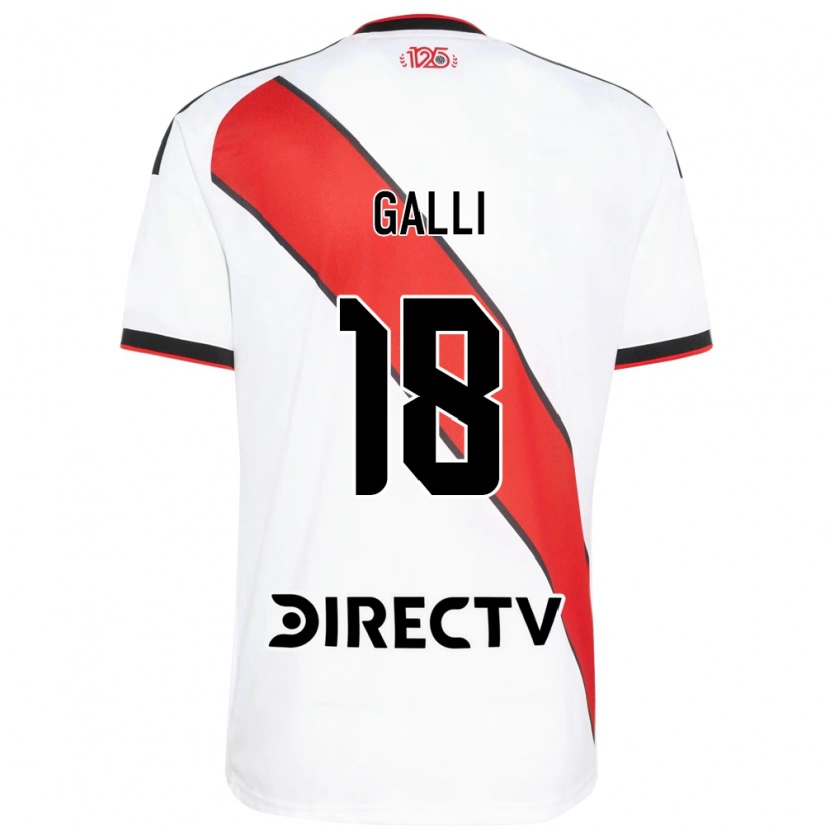 Danxen Kinderen Ludmila Galli #18 Rood Wit Zwart Thuisshirt Thuistenue 2026/27 T-Shirt