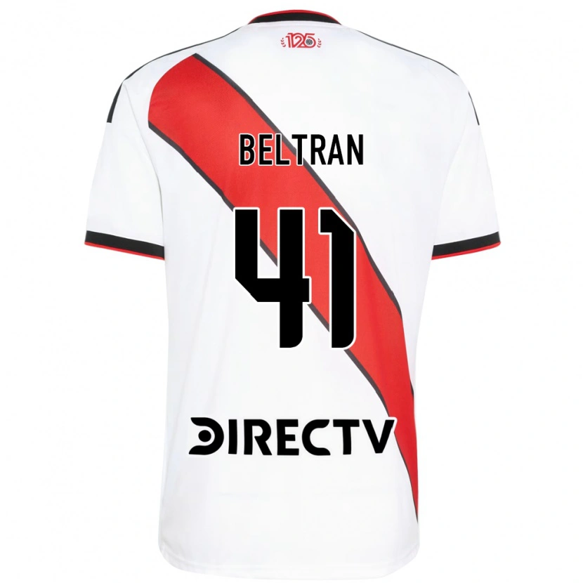 Danxen Kinderen Santiago Beltrán #41 Rood Wit Zwart Thuisshirt Thuistenue 2026/27 T-Shirt