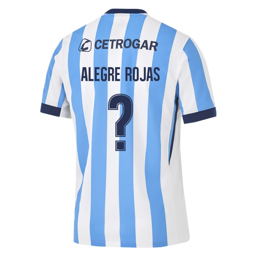 Danxen Kinderen Gerardo Alegre Rojas #0 Lichtblauw Wit Zwart Thuisshirt Thuistenue 2026/27 T-Shirt
