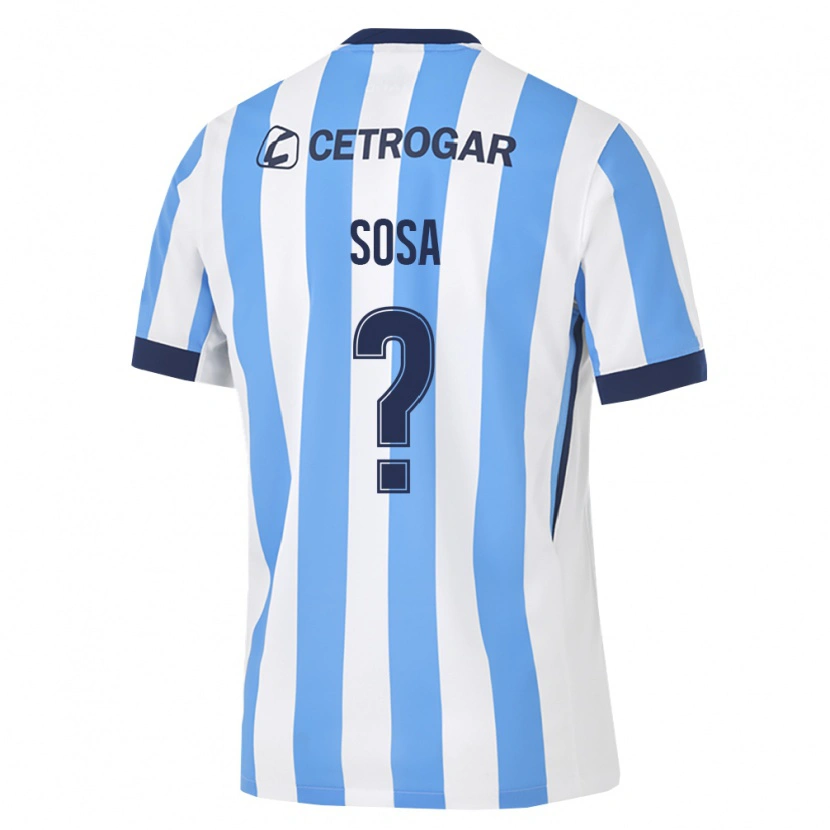 Danxen Kinderen Gonzalo Sosa #0 Lichtblauw Wit Zwart Thuisshirt Thuistenue 2026/27 T-Shirt