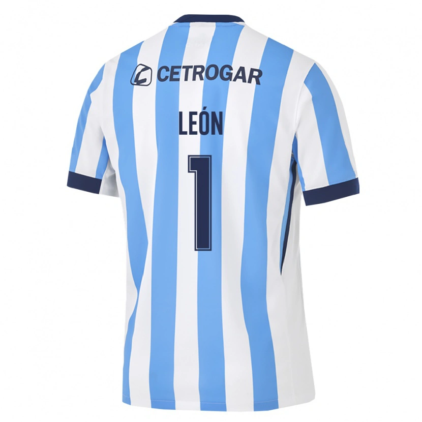 Danxen Kinderen Roberto Leon #1 Lichtblauw Wit Zwart Thuisshirt Thuistenue 2026/27 T-Shirt