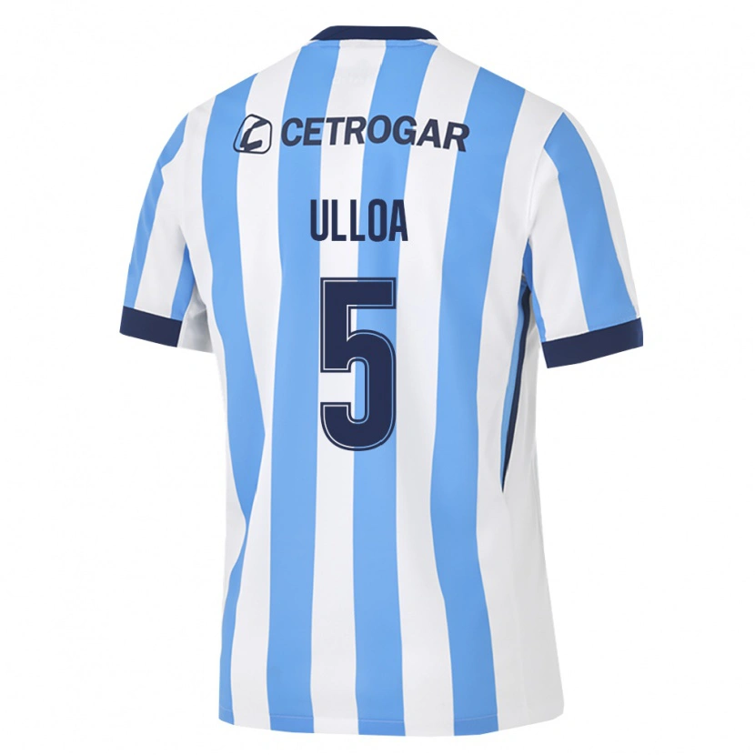 Danxen Kinderen Camila Ulloa #5 Lichtblauw Wit Zwart Thuisshirt Thuistenue 2026/27 T-Shirt